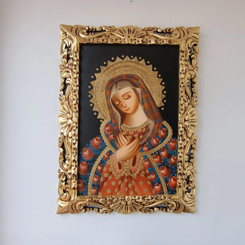 Descubre el arte religioso de las pinturas cuzqueñas: expresiones vibrantes que capturan la devoción y la historia cultural de Perú - Pintura Cuzqueña - Pintura Peruana - Arte Religioso - Escuela Cuzqueña - Virgen - Santos - Arcangel - Pintura Oleo
