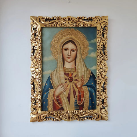 Descubre el arte religioso de las pinturas cuzqueñas: expresiones vibrantes que capturan la devoción y la historia cultural de Perú - Pintura Cuzqueña - Pintura Peruana - Arte Religioso - Escuela Cuzqueña - Virgen - Santos - Arcangel - Pintura Oleo