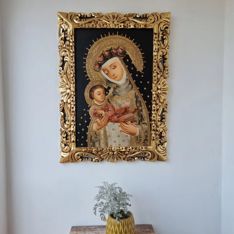 Descubre el arte religioso de las pinturas cuzqueñas: expresiones vibrantes que capturan la devoción y la historia cultural de Perú - Pintura Cuzqueña - Pintura Peruana - Arte Religioso - Escuela Cuzqueña - Virgen - Santos - Arcangel - Pintura Oleo