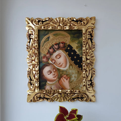 Descubre el arte religioso de las pinturas cuzqueñas: expresiones vibrantes que capturan la devoción y la historia cultural de Perú - Pintura Cuzqueña - Pintura Peruana - Arte Religioso - Escuela Cuzqueña - Virgen - Santos - Arcangel - Pintura Oleo