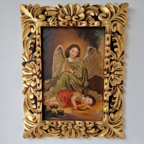 Descubre el arte religioso de las pinturas cuzqueñas: expresiones vibrantes que capturan la devoción y la historia cultural de Perú - Pintura Cuzqueña - Pintura Peruana - Arte Religioso - Escuela Cuzqueña - Virgen - Santos - Arcangel - Pintura Oleo