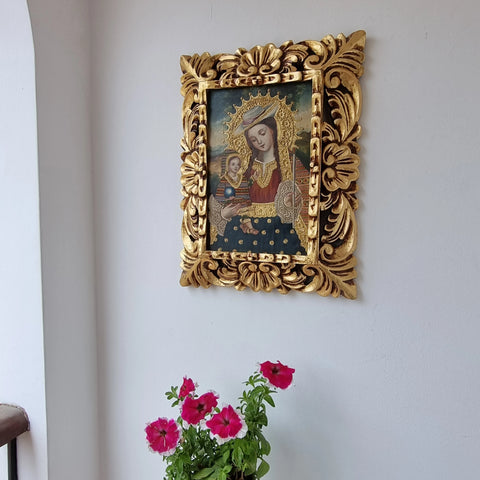 Descubre el arte religioso de las pinturas cuzqueñas: expresiones vibrantes que capturan la devoción y la historia cultural de Perú - Pintura Cuzqueña - Pintura Peruana - Arte Religioso - Escuela Cuzqueña - Virgen - Santos - Arcangel - Pintura Oleo
