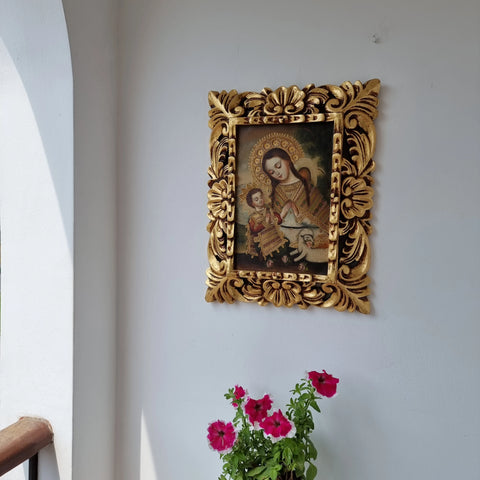 Descubre el arte religioso de las pinturas cuzqueñas: expresiones vibrantes que capturan la devoción y la historia cultural de Perú - Pintura Cuzqueña - Pintura Peruana - Arte Religioso - Escuela Cuzqueña - Virgen - Santos - Arcangel - Pintura Oleo