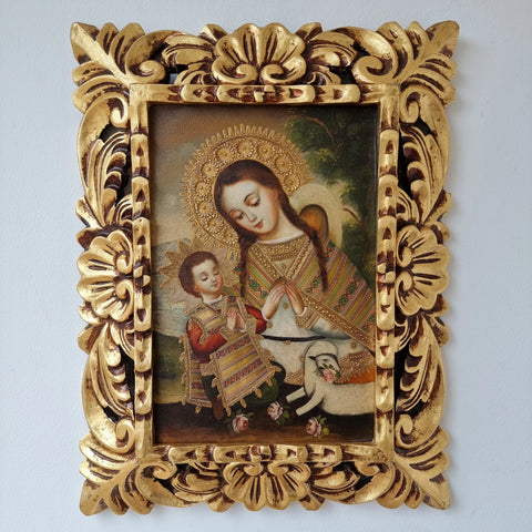 Descubre el arte religioso de las pinturas cuzqueñas: expresiones vibrantes que capturan la devoción y la historia cultural de Perú - Pintura Cuzqueña - Pintura Peruana - Arte Religioso - Escuela Cuzqueña - Virgen - Santos - Arcangel - Pintura Oleo