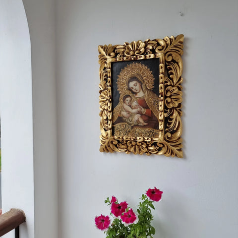 Descubre el arte religioso de las pinturas cuzqueñas: expresiones vibrantes que capturan la devoción y la historia cultural de Perú - Pintura Cuzqueña - Pintura Peruana - Arte Religioso - Escuela Cuzqueña - Virgen - Santos - Arcangel - Pintura Oleo