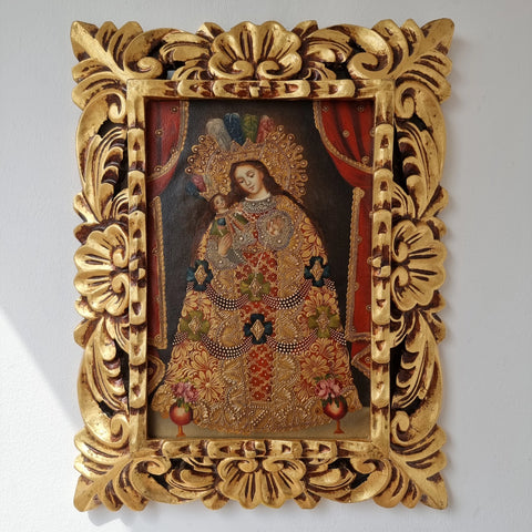 Descubre el arte religioso de las pinturas cuzqueñas: expresiones vibrantes que capturan la devoción y la historia cultural de Perú - Pintura Cuzqueña - Pintura Peruana - Arte Religioso - Escuela Cuzqueña - Virgen - Santos - Arcangel - Pintura Oleo