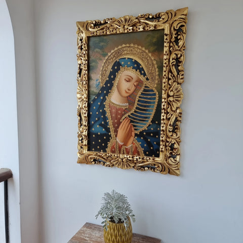 Descubre el arte religioso de las pinturas cuzqueñas: expresiones vibrantes que capturan la devoción y la historia cultural de Perú - Pintura Cuzqueña - Pintura Peruana - Arte Religioso - Escuela Cuzqueña - Virgen - Santos - Arcangel - Pintura Oleo
