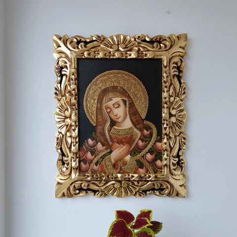 Descubre el arte religioso de las pinturas cuzqueñas: expresiones vibrantes que capturan la devoción y la historia cultural de Perú - Pintura Cuzqueña - Pintura Peruana - Arte Religioso - Escuela Cuzqueña - Virgen - Santos - Arcangel - Pintura Oleo