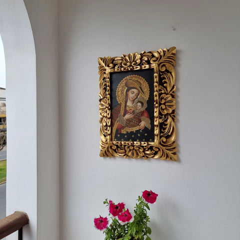 Descubre el arte religioso de las pinturas cuzqueñas: expresiones vibrantes que capturan la devoción y la historia cultural de Perú - Pintura Cuzqueña - Pintura Peruana - Arte Religioso - Escuela Cuzqueña - Virgen - Santos - Arcangel - Pintura Oleo