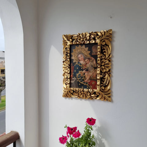 Descubre el arte religioso de las pinturas cuzqueñas: expresiones vibrantes que capturan la devoción y la historia cultural de Perú - Pintura Cuzqueña - Pintura Peruana - Arte Religioso - Escuela Cuzqueña - Virgen - Santos - Arcangel - Pintura Oleo