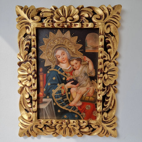 Descubre el arte religioso de las pinturas cuzqueñas: expresiones vibrantes que capturan la devoción y la historia cultural de Perú - Pintura Cuzqueña - Pintura Peruana - Arte Religioso - Escuela Cuzqueña - Virgen - Santos - Arcangel - Pintura Oleo