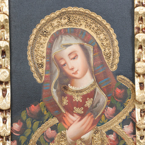 Pintura Cuzqueña con Marco " Madonna " PC020502