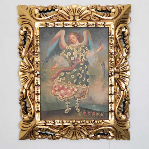 Descubre el arte religioso de las pinturas cuzqueñas: expresiones vibrantes que capturan la devoción y la historia cultural de Perú - Pintura Cuzqueña - Pintura Peruana - Arte Religioso - Escuela Cuzqueña - Virgen - Santos - Arcangel - Pintura Oleo