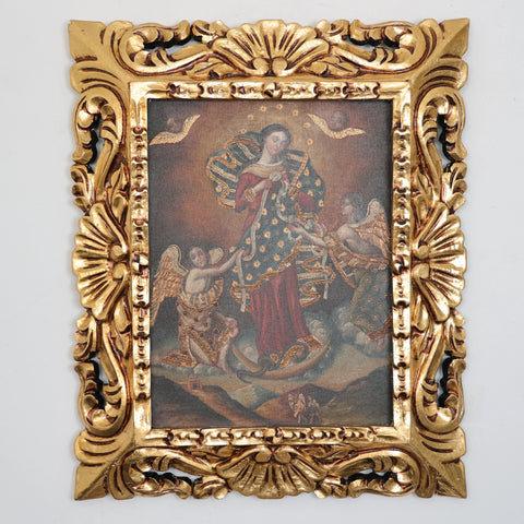 Descubre el arte religioso de las pinturas cuzqueñas: expresiones vibrantes que capturan la devoción y la historia cultural de Perú - Pintura Cuzqueña - Pintura Peruana - Arte Religioso - Escuela Cuzqueña - Virgen - Santos - Arcangel - Pintura Oleo