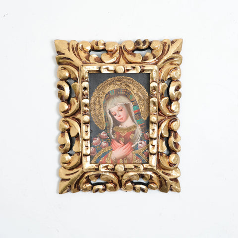Pintura Cuzqueña con Marco "Madonna" 72