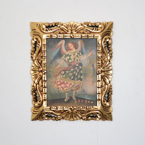 Descubre el arte religioso de las pinturas cuzqueñas: expresiones vibrantes que capturan la devoción y la historia cultural de Perú - Pintura Cuzqueña - Pintura Peruana - Arte Religioso - Escuela Cuzqueña - Virgen - Santos - Arcangel - Pintura Oleo