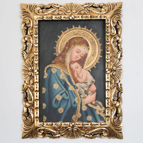 Descubre el arte religioso de las pinturas cuzqueñas: expresiones vibrantes que capturan la devoción y la historia cultural de Perú - Pintura Cuzqueña - Pintura Peruana - Arte Religioso - Escuela Cuzqueña - Virgen - Santos - Arcangel - Pintura Oleo