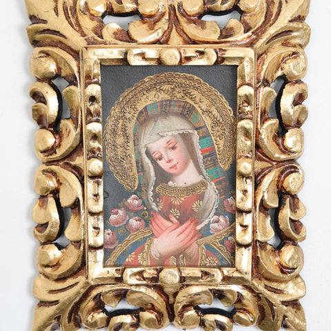 Pintura Cuzqueña con Marco "Madonna" 72