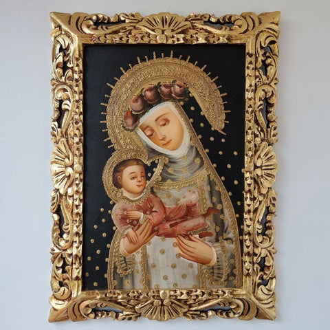 Descubre el arte religioso de las pinturas cuzqueñas: expresiones vibrantes que capturan la devoción y la historia cultural de Perú - Pintura Cuzqueña - Pintura Peruana - Arte Religioso - Escuela Cuzqueña - Virgen - Santos - Arcangel - Pintura Oleo