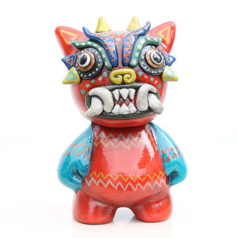 ✨ Ícaro Gato Michi 15 cm – Cerámica Iconográfica ✨