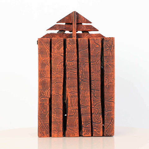 🌟✨ Retablo Andino Nacimiento Naranja de 25 cm ✨