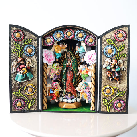 Retablo Andino "Virgen Guadalupe"