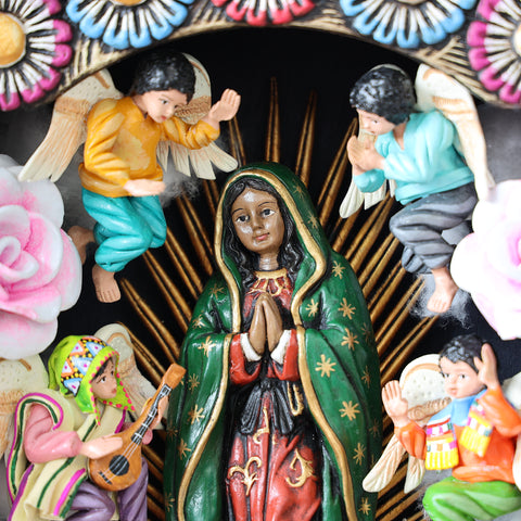 Retablo Andino "Virgen Guadalupe"