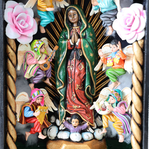 Retablo Andino "Virgen Guadalupe"