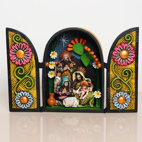 Retablo Andino " Nacimiento"