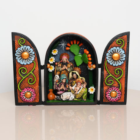 Retablo Andino " Nacimiento"