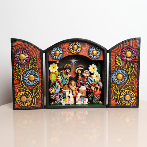Retablo Andino " Nacimiento" (Copia)