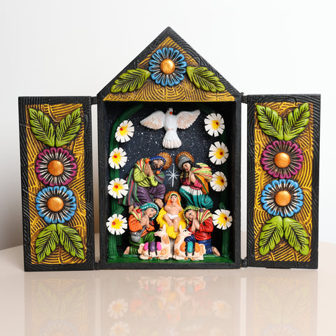 Retablo Andino " Nacimiento "