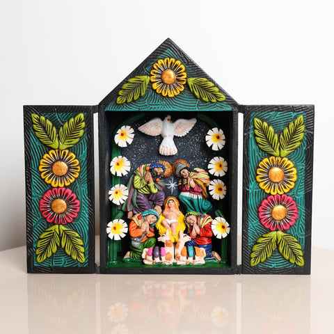 Retablo Andino " Nacimiento "