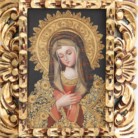 Pintura Cuzqueña con Marco " Virgen Madonna" PF030164 (Copia)