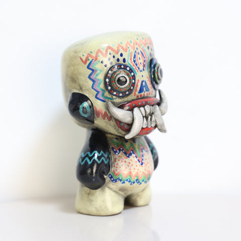 🗿 Cuchimilco Contemporáneo – Figura Cerámica Artesanal (15 cm)