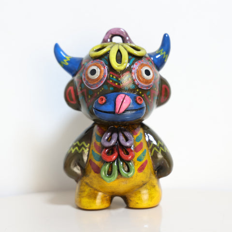 🐃 Figura Artesanal "Toro de Pucará Contemporáneo" — Edición Especial 15 cm