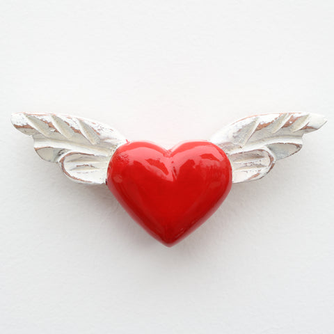 ❤️ Corazón Alado Mini – Decoración Artesanal