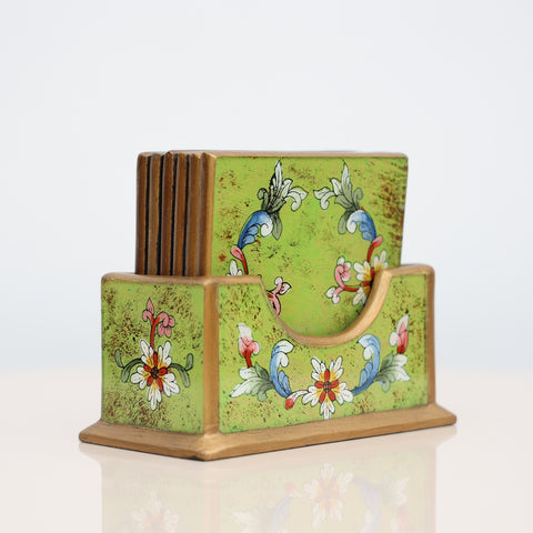 ✨🍷 Posavaso Decorativo – Verde ✨🍷