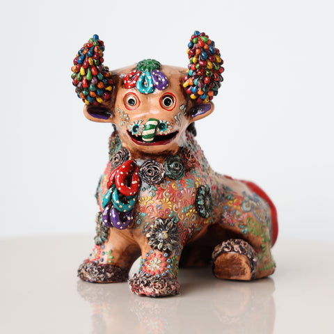 ✨🐂 Toro de Pucará Premium Sentado Brocateado ✨🐂