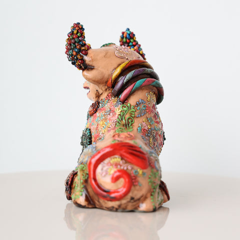 ✨🐂 Toro de Pucará Premium Sentado Brocateado ✨🐂