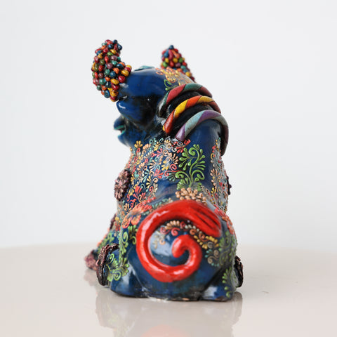 ✨🐂 Toro de Pucará Premium Sentado Brocateado ✨🐂