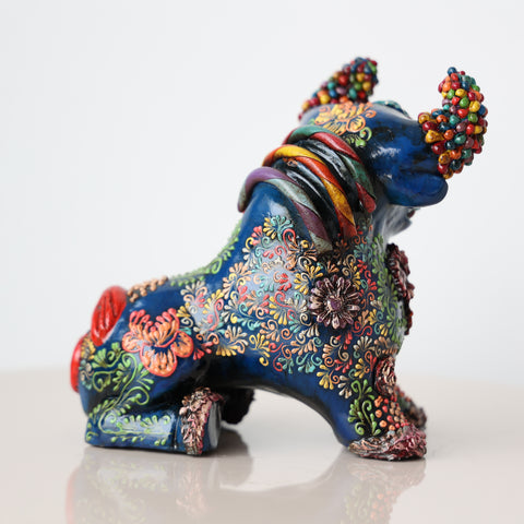 ✨🐂 Toro de Pucará Premium Sentado Brocateado ✨🐂