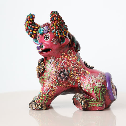 ✨🐂 Toro de Pucará Premium Sentado Brocateado ✨🐂