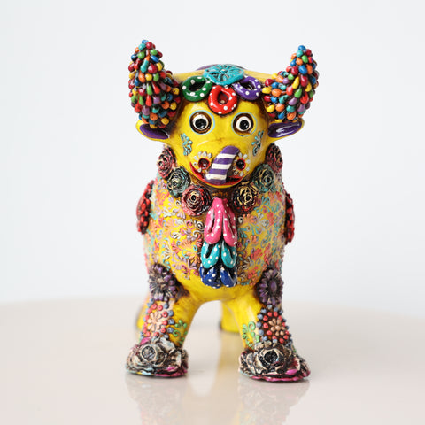 ✨🐂 Toro de Pucará 20cm Premium Brocateado