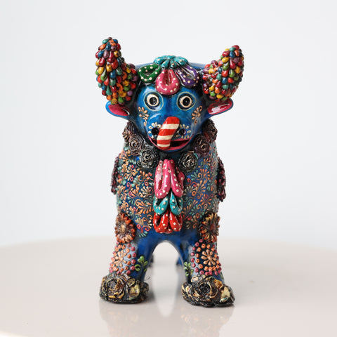 ✨🐂 Toro de Pucará 20cm Premium Brocateado