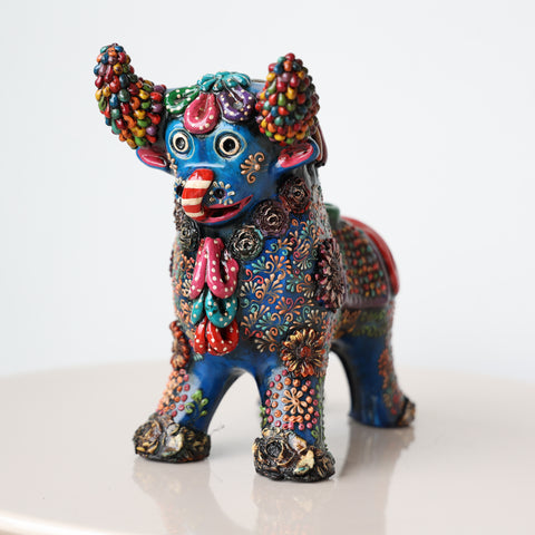 ✨🐂 Toro de Pucará 20cm Premium Brocateado