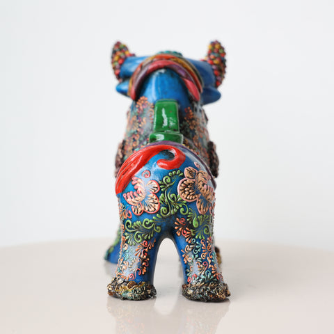 ✨🐂 Toro de Pucará 20cm Premium Brocateado