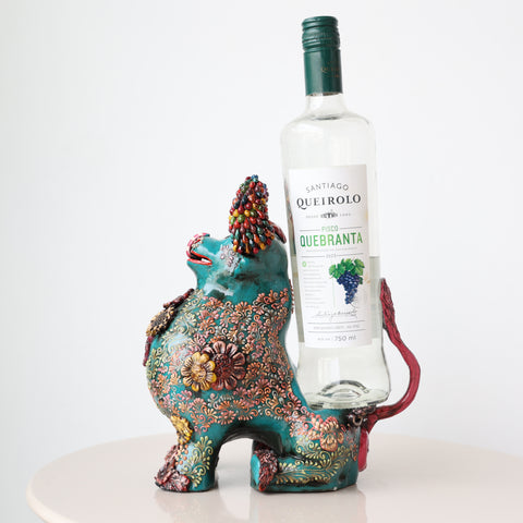 ✨🍷 Portavino Premium Toro Brocateado 25cm ✨🐂