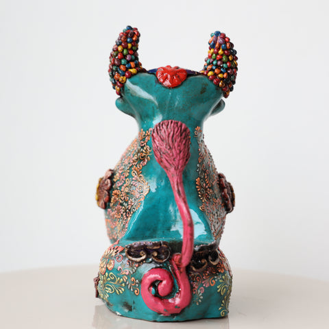 ✨🍷 Portavino Premium Toro Brocateado 25cm ✨🐂