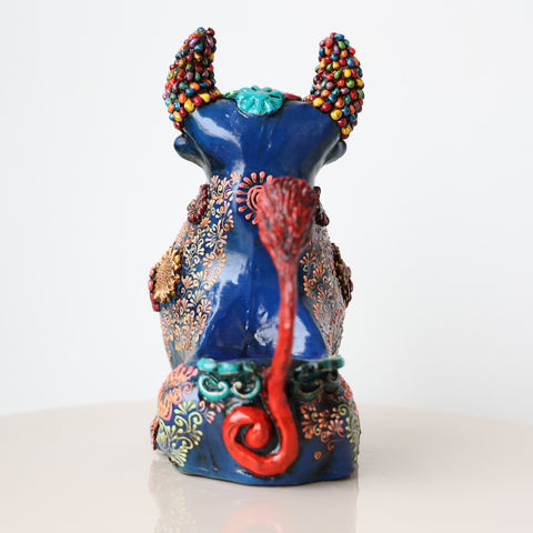 ✨🍷 Portavino Premium Toro Brocateado 25cm ✨🐂